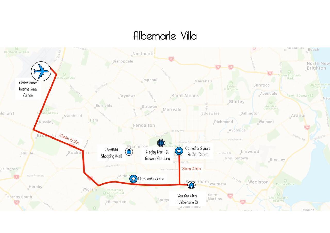 Albemarle Villa - Christchurch Holiday Homes 외부 사진